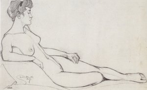 Femme nue allongée